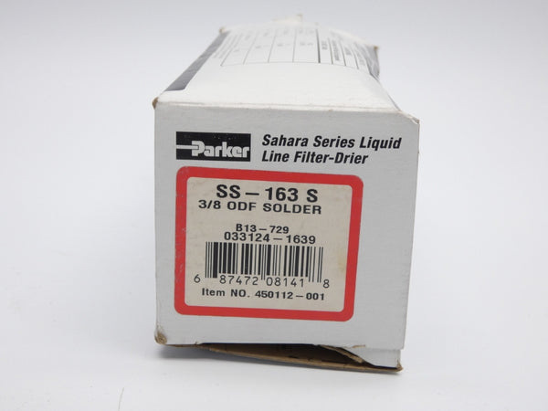PARKER SS-163S 450112-001 650PSI 3/8" NSMP