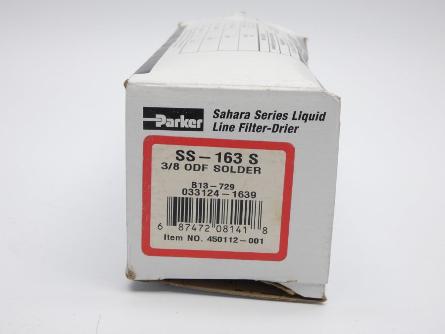 PARKER SS-163S 450112-001 650PSI 3/8" NSMP
