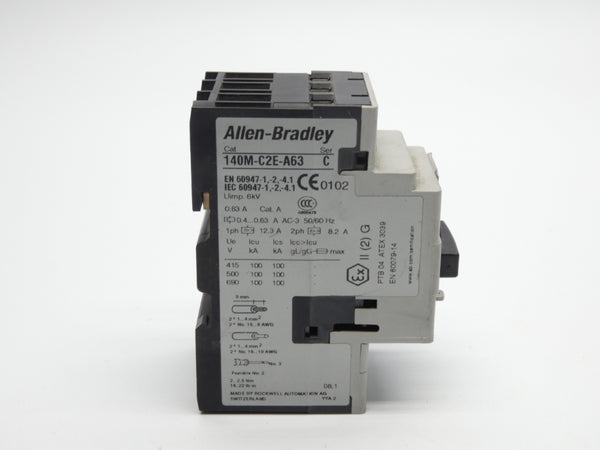 ALLEN BRADLEY 140M-C2E-A63 SER. C 690V 0.4-0.63A UNMP