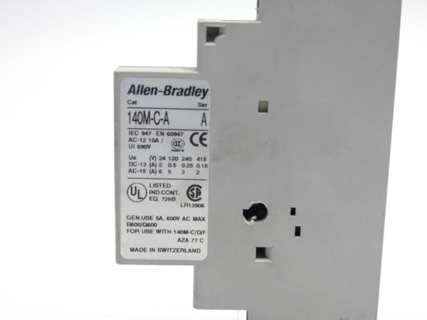 ALLEN BRADLEY 140M-C-ASAR01M01 SER. A 690V 10A UNMP