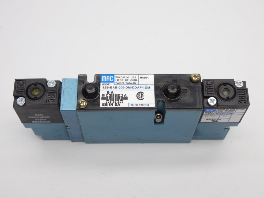 MAC 92B-BAB-000-DM-DDAP-1DM 24VDC 120PSI NSNP