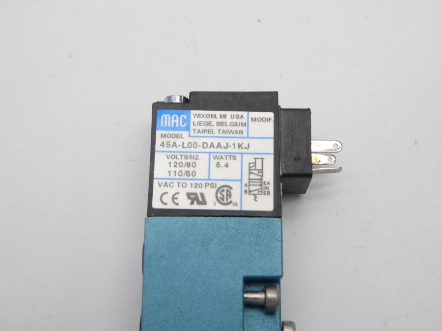 MAC 45A-L00-DAAJ-1KJ 110/120V 120PSI NSNP