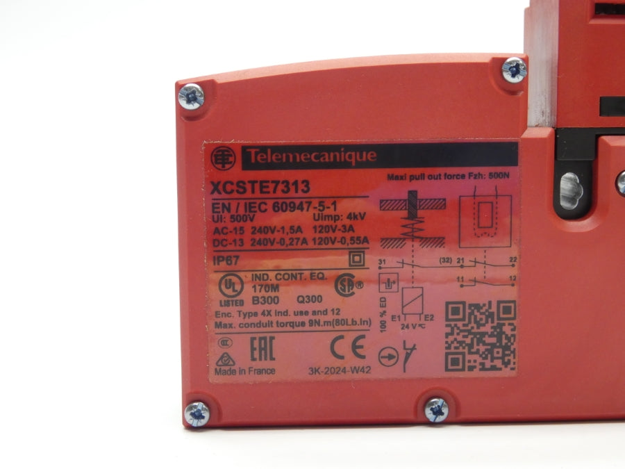 TELEMECANIQUE XCSTE7313 500V 3A (NO KEY) NSNP