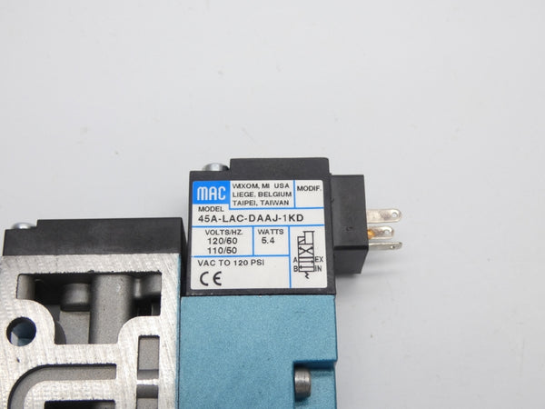 MAC 45A-LAC-DAAJ-1KD 110/120V 120PSI (AS IS) NSNP