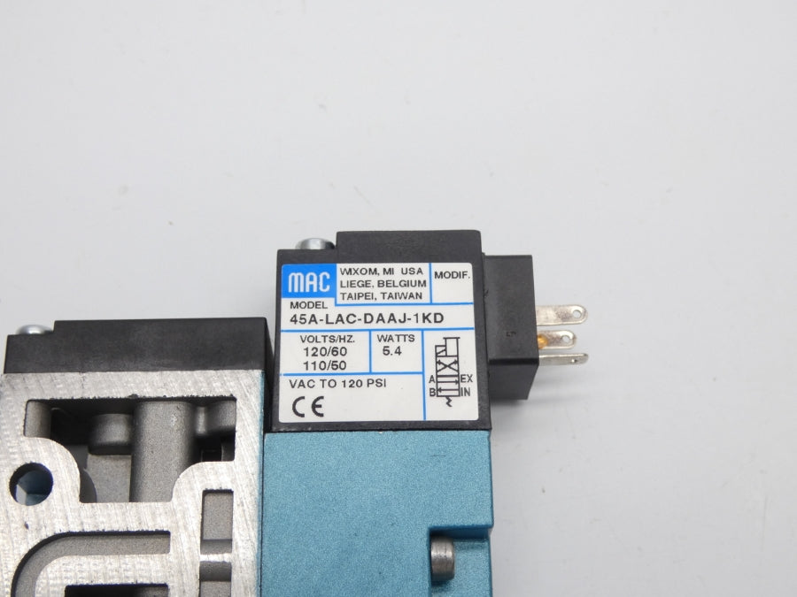 MAC 45A-LAC-DAAJ-1KD 110/120V 120PSI (AS IS) NSNP