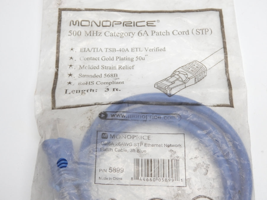 MONOPRICE 5899 6A  3' NSMP