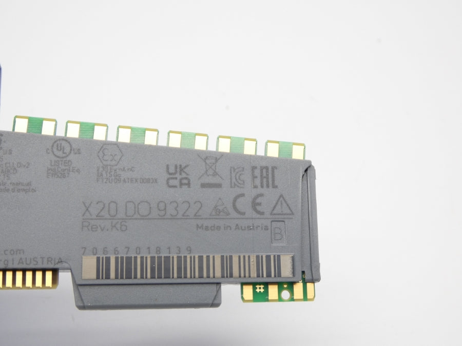 B&R AUTOMATION X20DO9322 REV. K6 24VDC NSMP