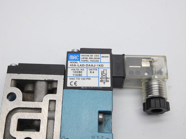 MAC 45A-LAD-DAAJ-1KD 110/120V 120PSI NSNP