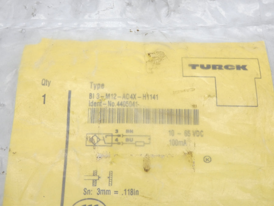 TURCK BI3-M12-AD4X-H1141 4405041 10-65VDC NSMP