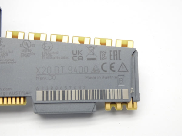 B&R AUTOMATION X20BT9400 REV. DO 24VDC 10A NSMP