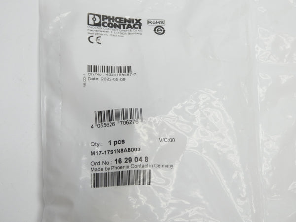 PHOENIX CONTACT M17-17S1N8A8003 1629048 NSMP