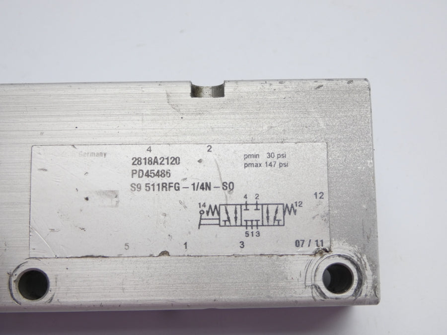 PARKER PD45486 147PSI 1/4"(AS IS) UNMP