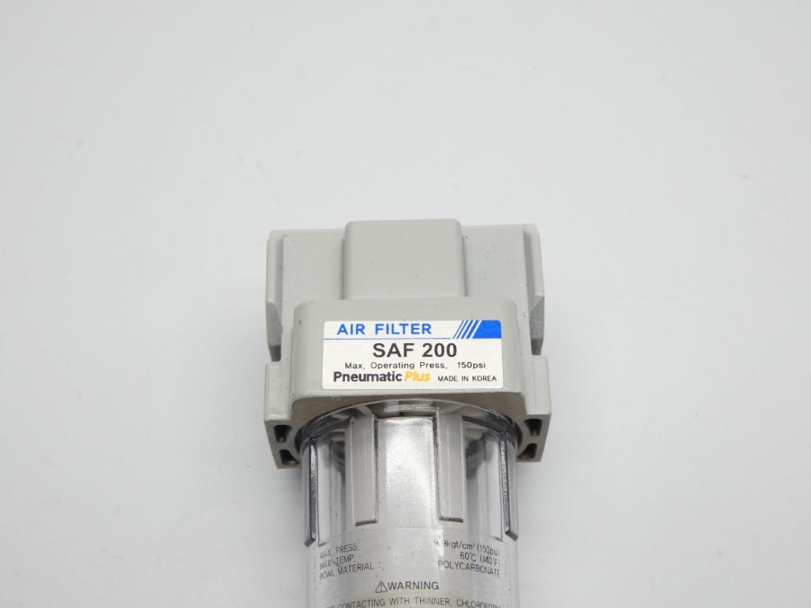 PNEUMATIC PLUS SAF200 150PSI NSNP