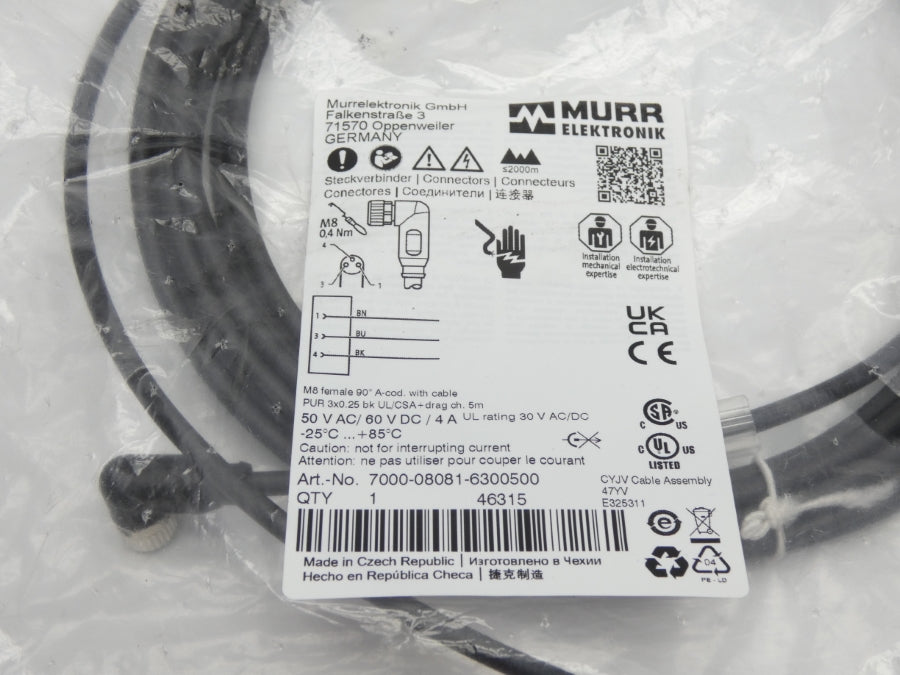 MURR ELEKTRONIK 7000-08081-6300500 60VDC 4A NSMP