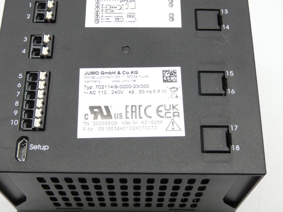 JUMO 702114/9-0000-23/000 110-240VAC NSMP