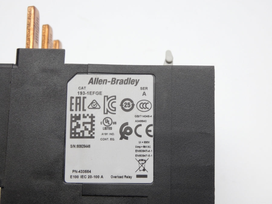 ALLEN BRADLEY 193-1EFGE SER. A 690V 20-100A NSNP