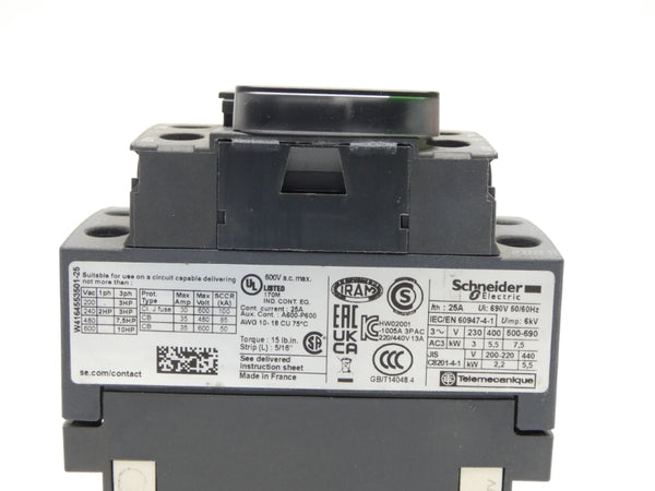 SCHNEIDER ELECTRIC LC1D12BD 24VDC 25A (GREEN) NSNP