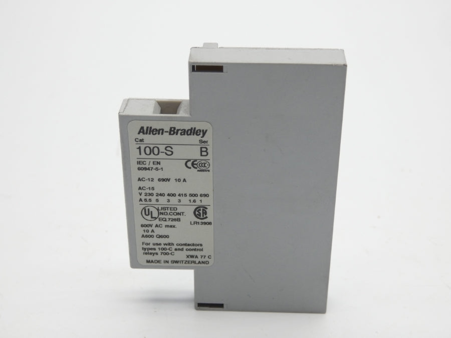 ALLEN BRADLEY 100-SB10 SER. B 690V 10A (AS PICTURED) NSNP