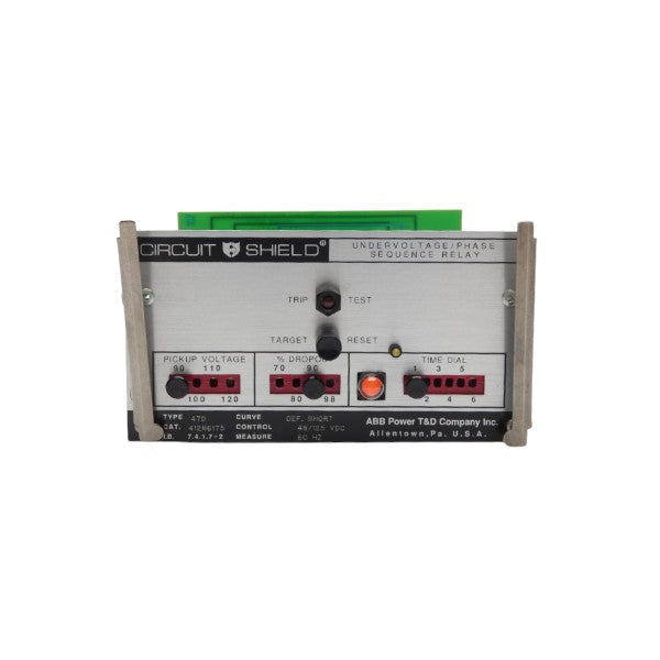 ABB POWER T&D CO. 412N6175 48/125VDC (NO COVER) UNMP
