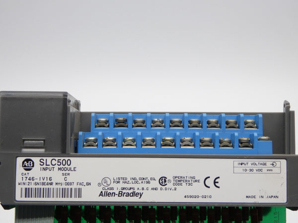 ALLEN BRADLEY 1746-IV16 SER. C 10-30VDC (NO DOOR) UNMP