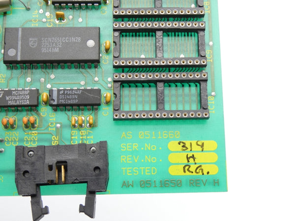 CIRCUIT BOARD 0511650 REV. H UNMP