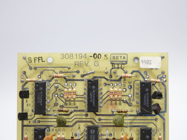 BETA PRODUCTS 308194-005 REV. G UNMP