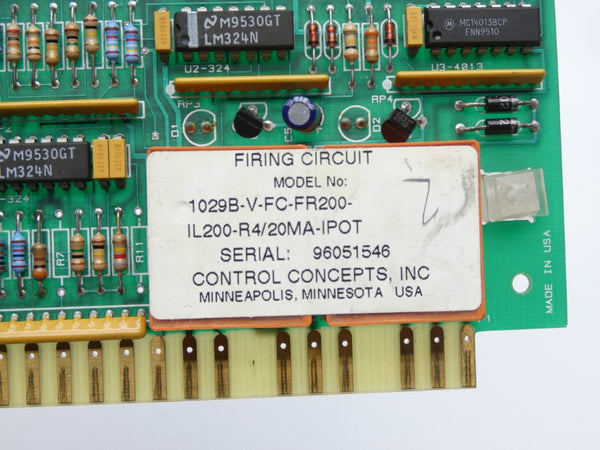 CONTROL CONCEPTS D1000588C UNMP