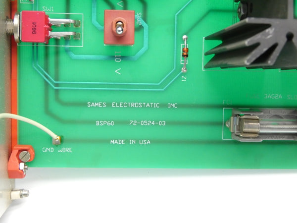 SAMES ELECTROSTATIC, INC. 63-0524-00 BSP-60 (AS PICTURED) UNMP