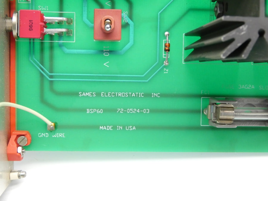 SAMES ELECTROSTATIC, INC. 63-0524-00 BSP-60 (AS PICTURED) UNMP