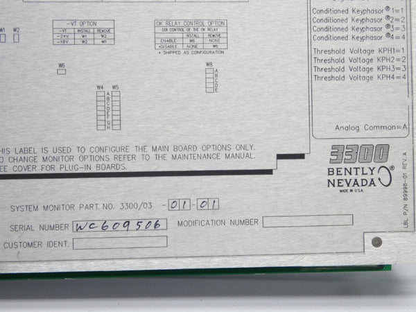 BENTLY NEVADA 3300/03-01-01 NSNP