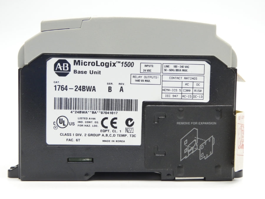 ALLEN BRADLEY 1764-24BWA SER. B REV. A 100-240VAC NSNP