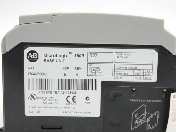 ALLEN BRADLEY 1764-28BXB SER. A REV. A 24VDC 1.5A NSNP