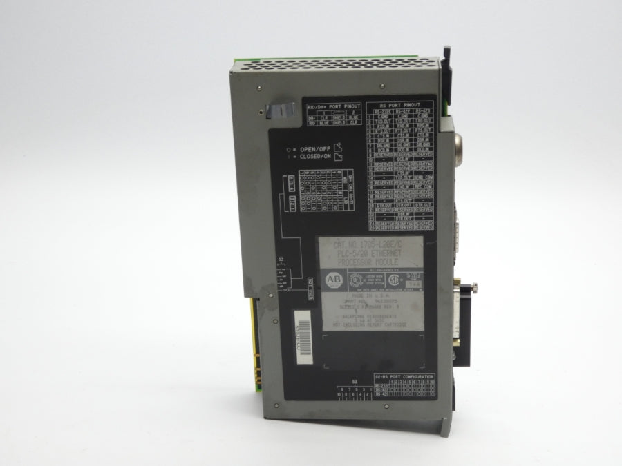 ALLEN BRADLEY 1785-L20E SER. C F/W D 5VDC 3.6A (NO KEY) UNMP