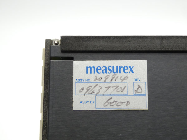 MEASUREX 09637701 REV. D UNMP