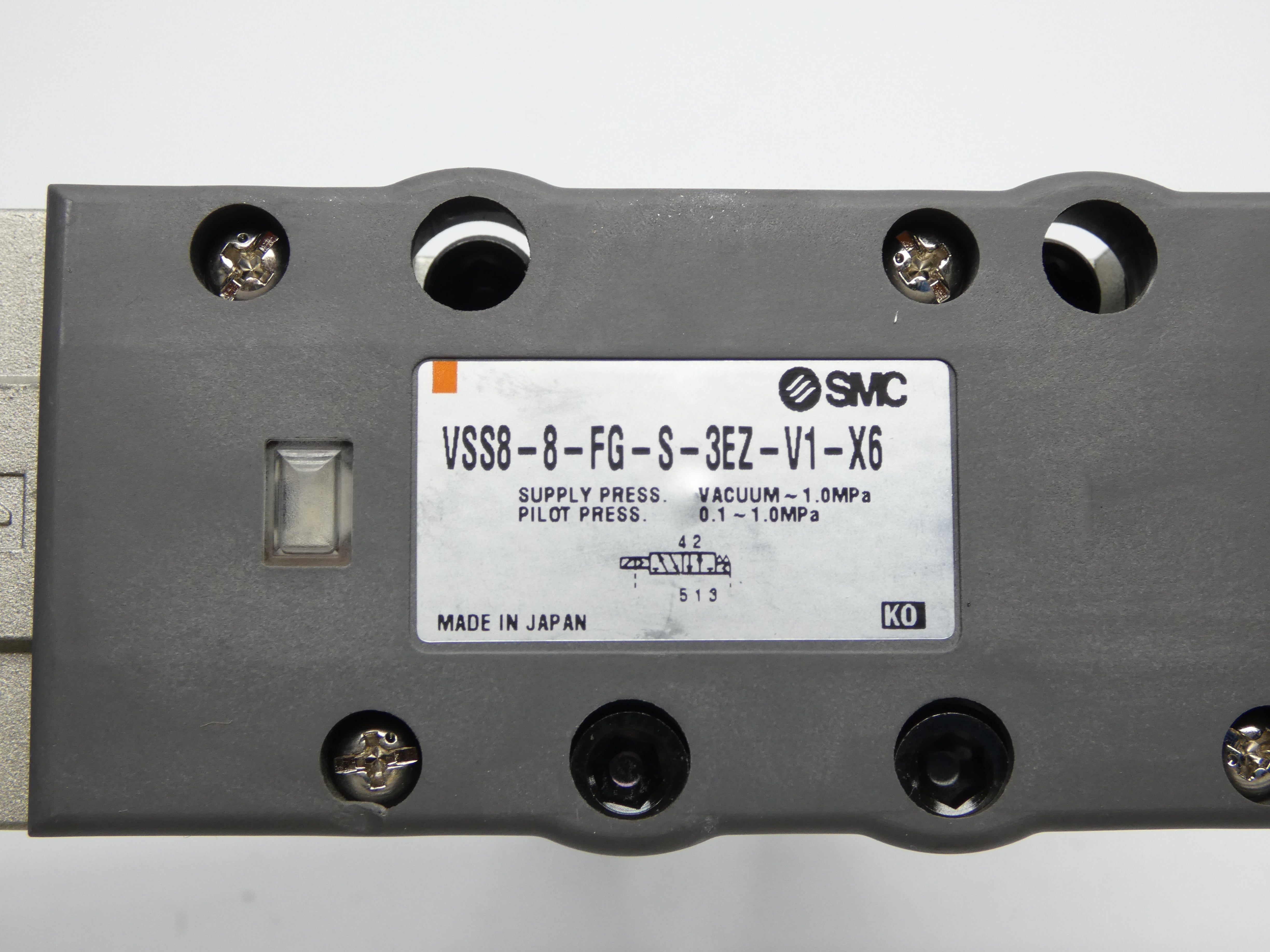 SMC VSS8-8-FG-S-3EZ-V1-X6 21-26VDC NSNP