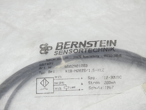 BERNSTEIN KIB-M08PS/1.5-KL2 6502901003 10-30VDC NSMP
