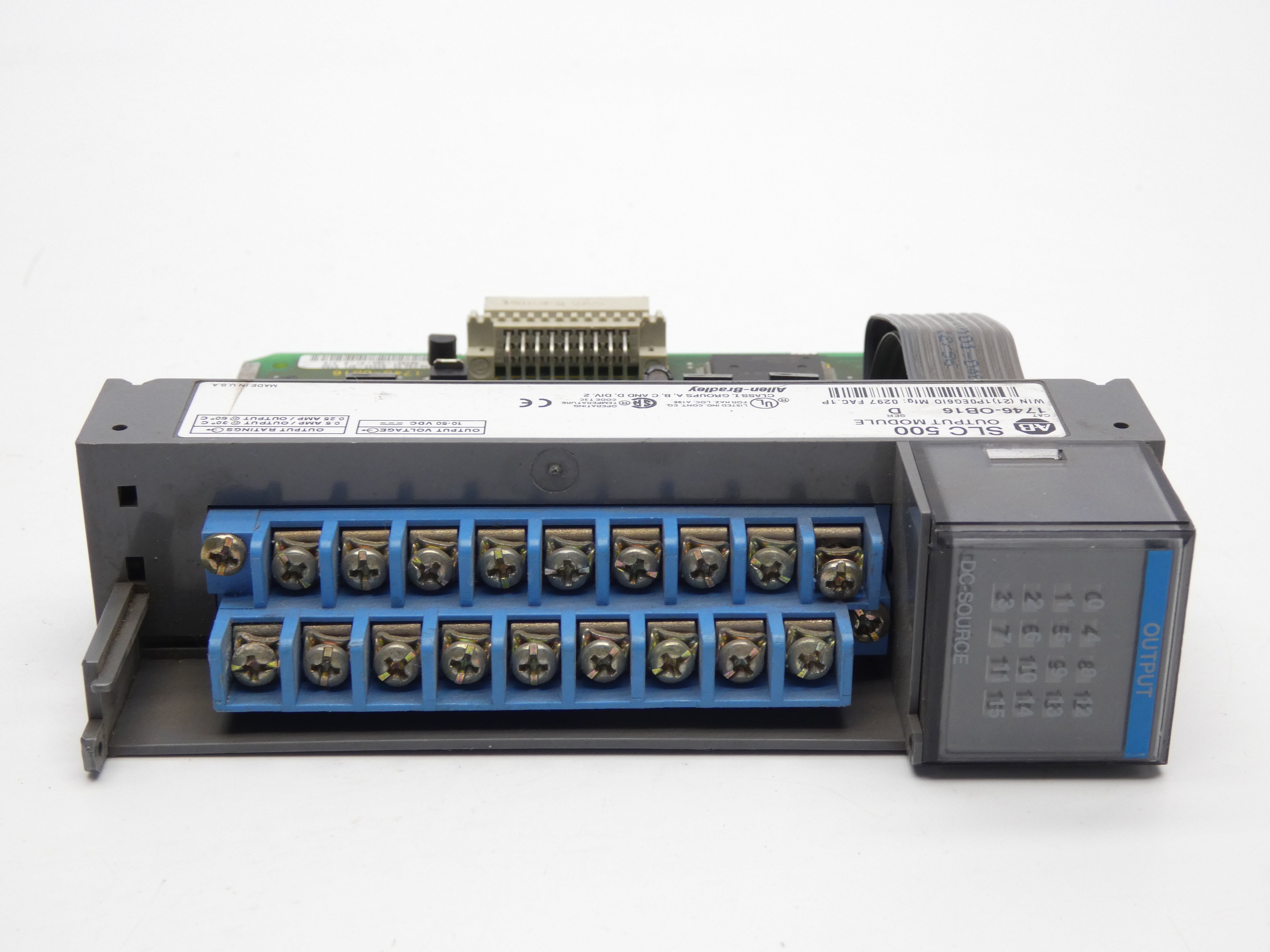ALLEN BRADLEY 1746-OB16 SER. D 10-50VDC (NO DOOR) UNMP