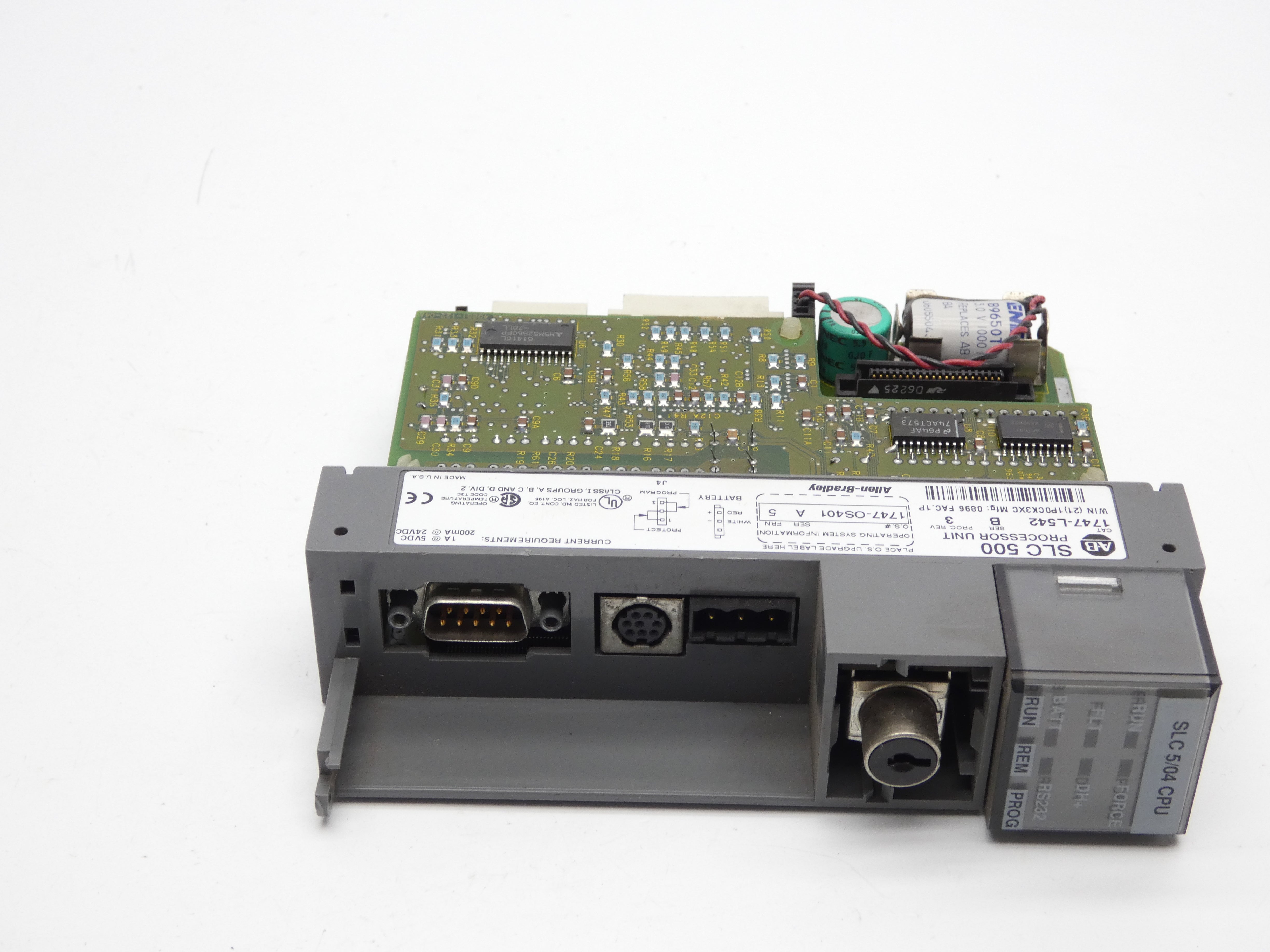 ALLEN BRADLEY 1747-L542 SER. B F/W 5 24VDC REV. 3 (NO DOOR/KEY) UNMP