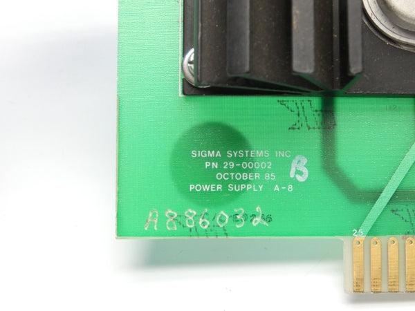 SIGMA SYSTEMS 29-00002 UNMP