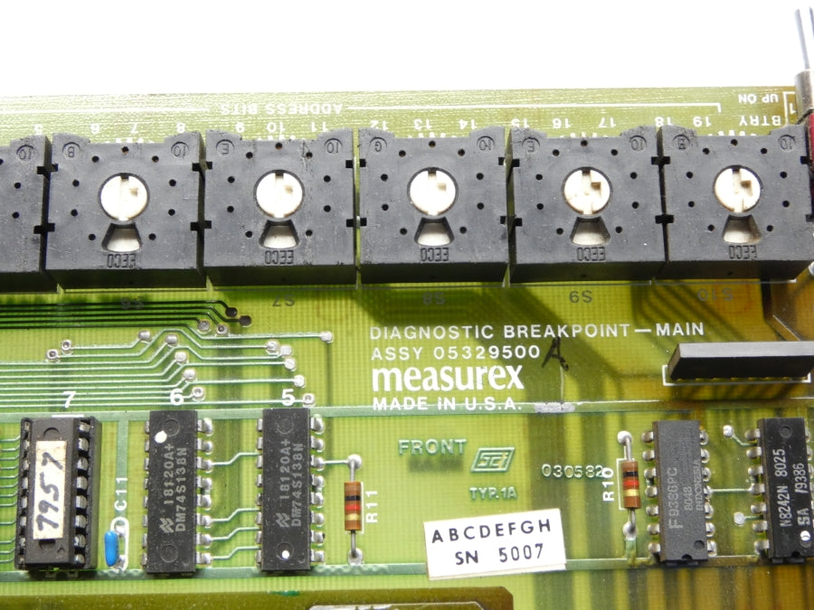 MEASUREX 05329500 REV. A UNMP