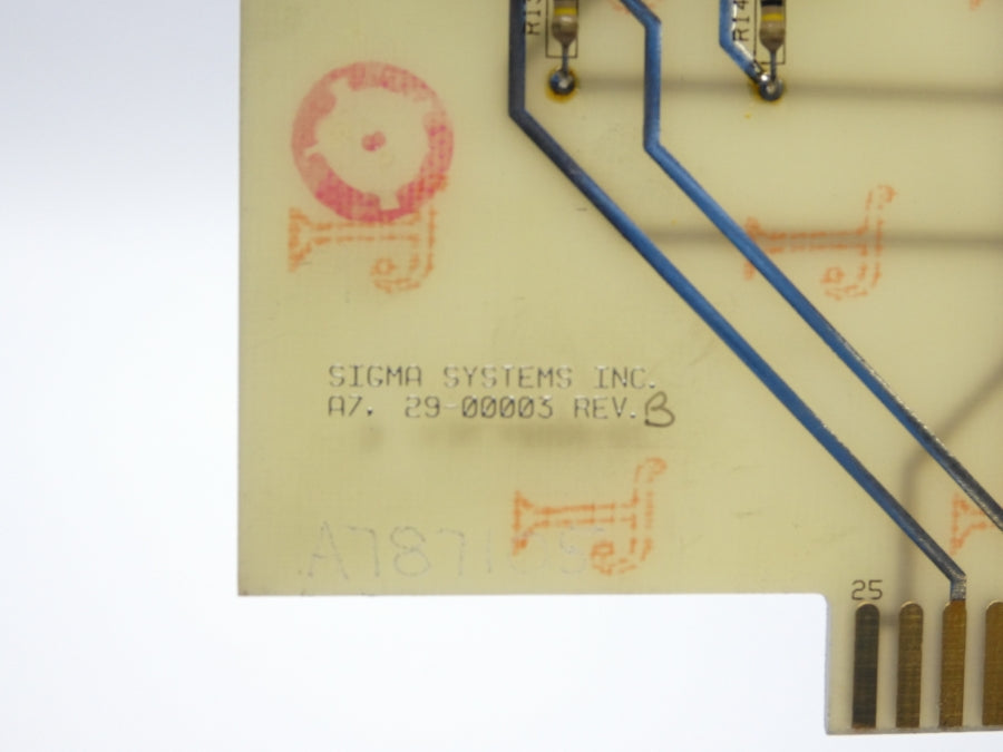 SIGMA SYSTEMS 29-00003 REV. B NSNP