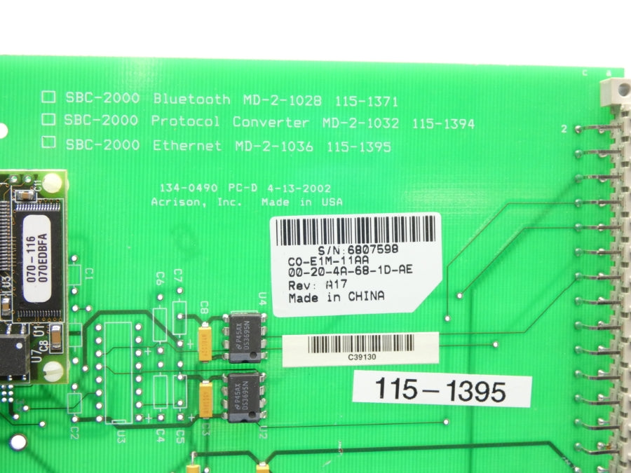 ACRISON 115-1395 SBC-2000 (AS IS) NSNP