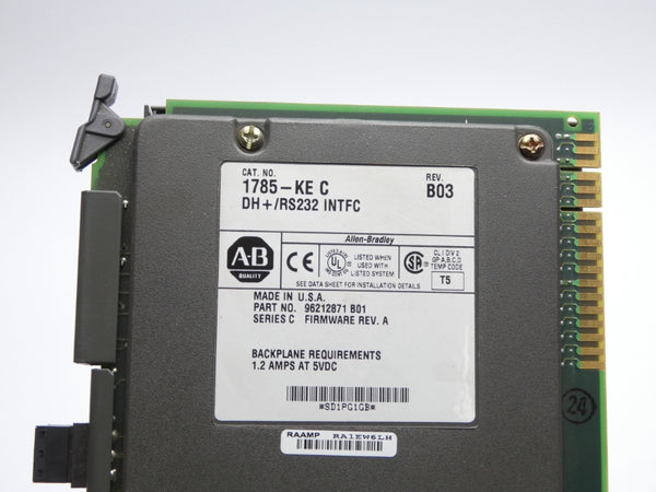 ALLEN BRADLEY 1785-KE SER. C F/W A REV. B03 5VDC 1.2A NSNP