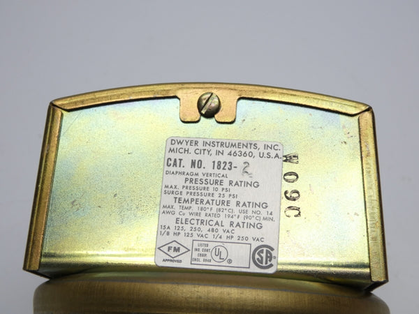 DWYER 1823-2 480VAC 15A 25PSI NSNP