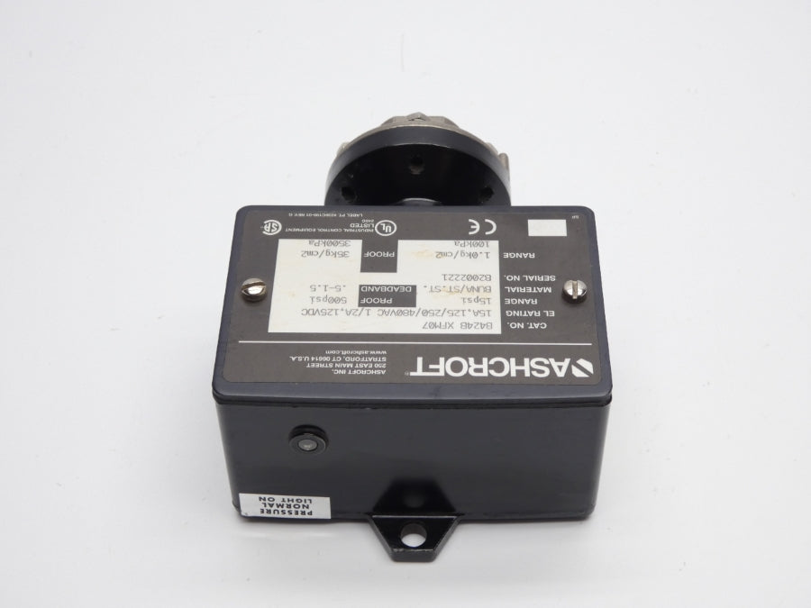 ASHCROFT B424B XFM07 480VAC 15A 15PSI NSNP