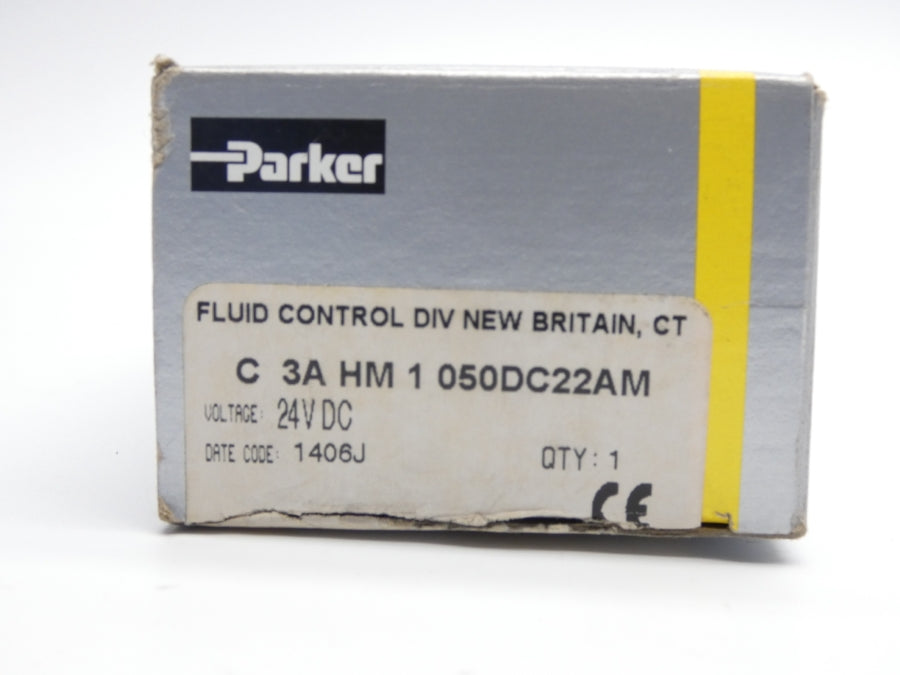 PARKER C3AHM1050DC22AM 24VDC 50PSI 1/8" NSMP