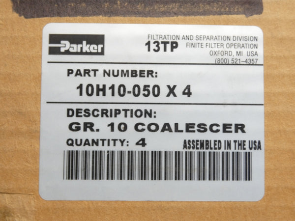 PARKER 10H10-050 (PKG OF 4) NSMP