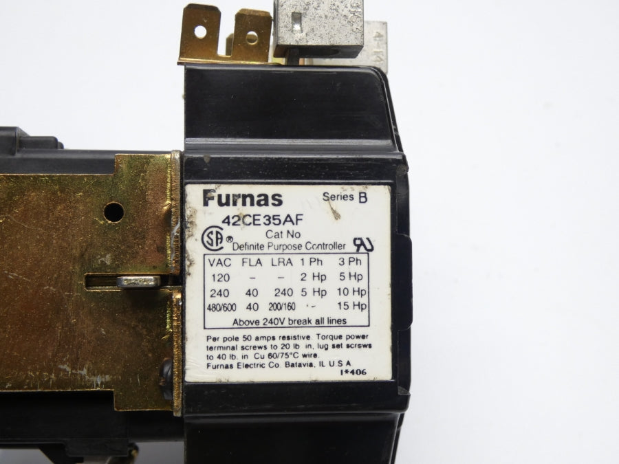 FURNAS 42CE35AF SER. B 110/120V 40A (AS PICTURED) NSNP