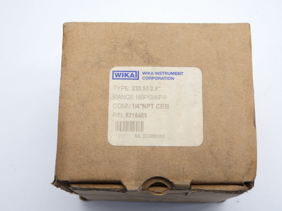 WIKA 9216485 160PSI NSMP