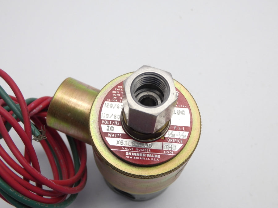 SKINNER VALVE X53LB2100 110/120V 100PSI 1/16" NSNP